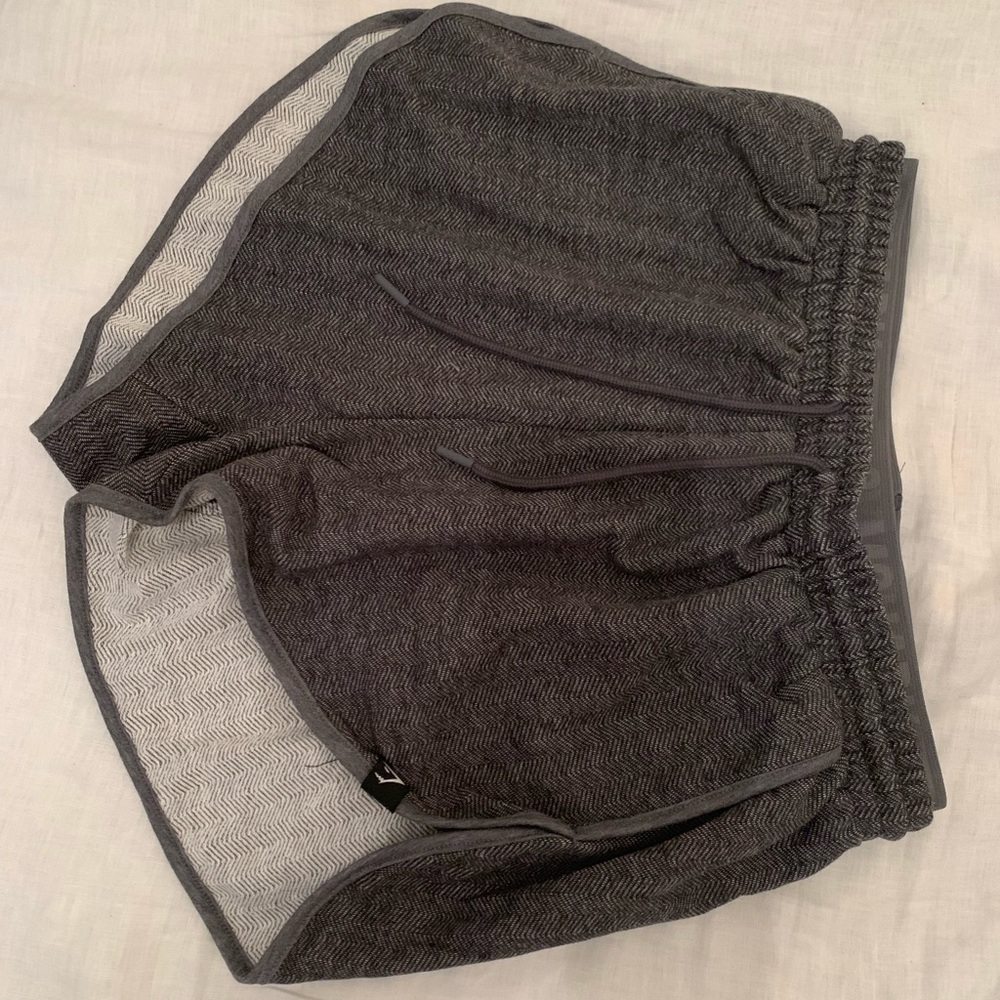 Gymshark Heather Dual Band Short - Black Marl